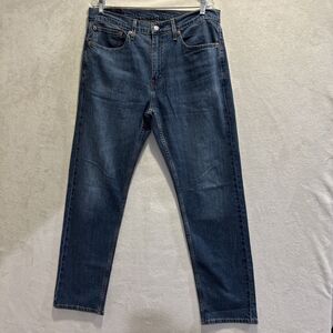 Levis 505 Jeans Men's 34x32 Blue Medium Wash Straight Leg Denim Pants Classic